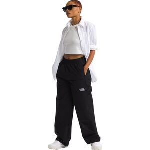 NWT The North Face TNF Easy Windproof Waterproof Pant Relaxed Fit Black Sz Small